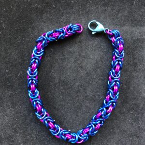 Byzantine blue, purple