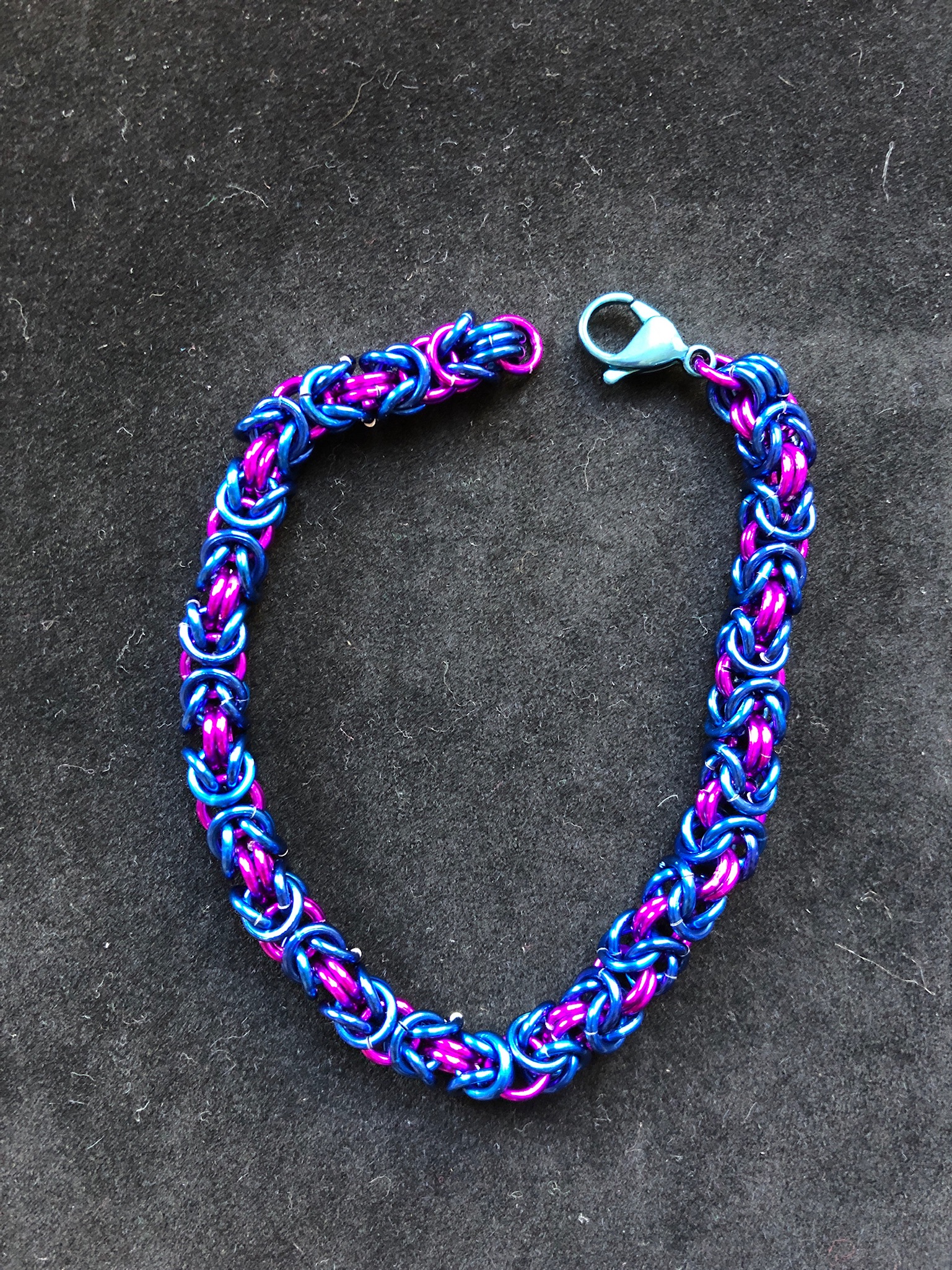 Byzantine blue, purple