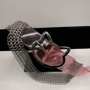 4-in-1 silver cat belt