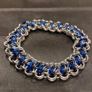 Catwalk silver, blue, gunmetal