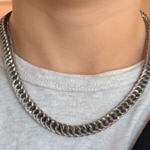 Half Persian silver necklace