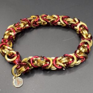 Byzantine red, gold