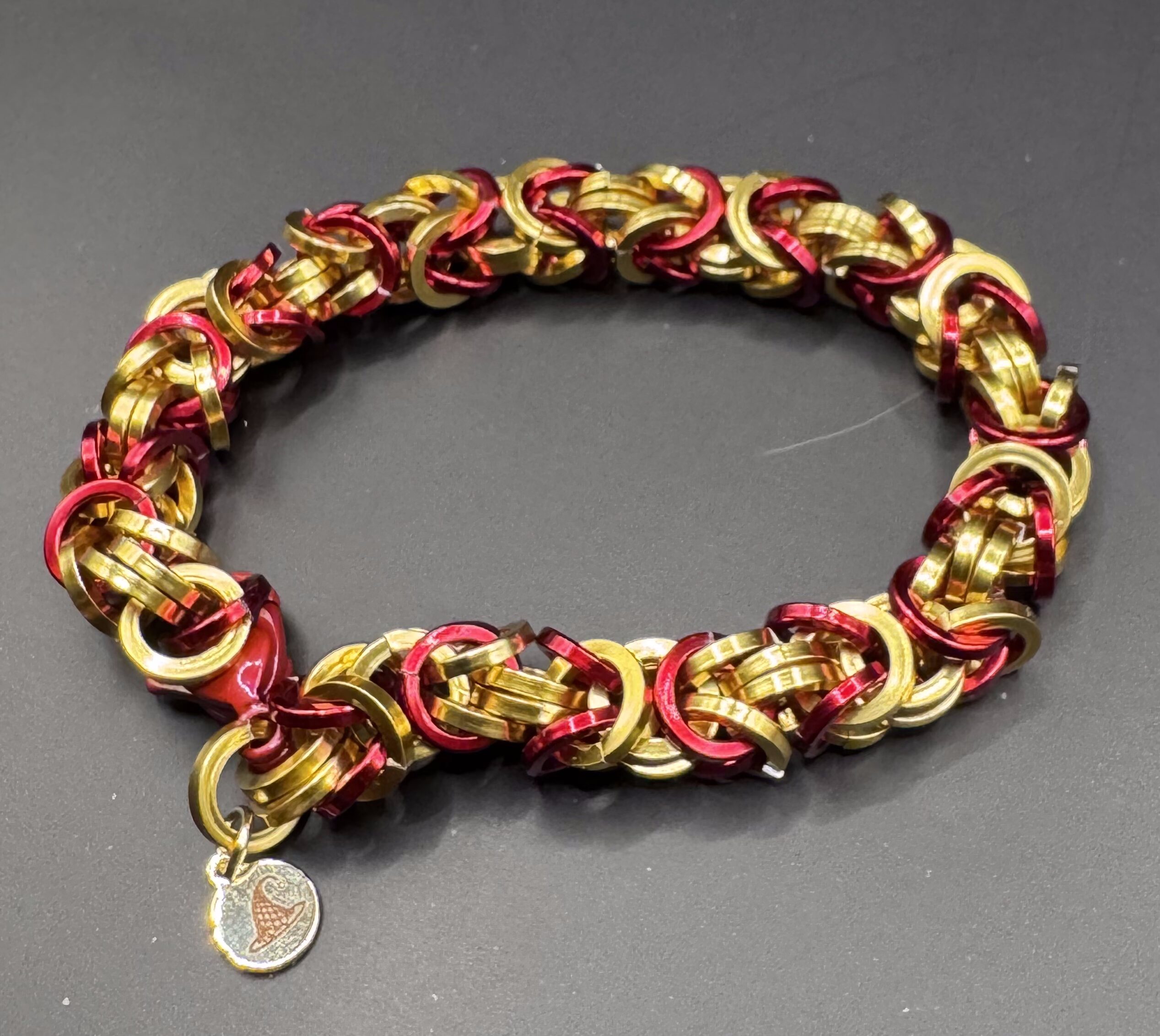 Byzantine red, gold